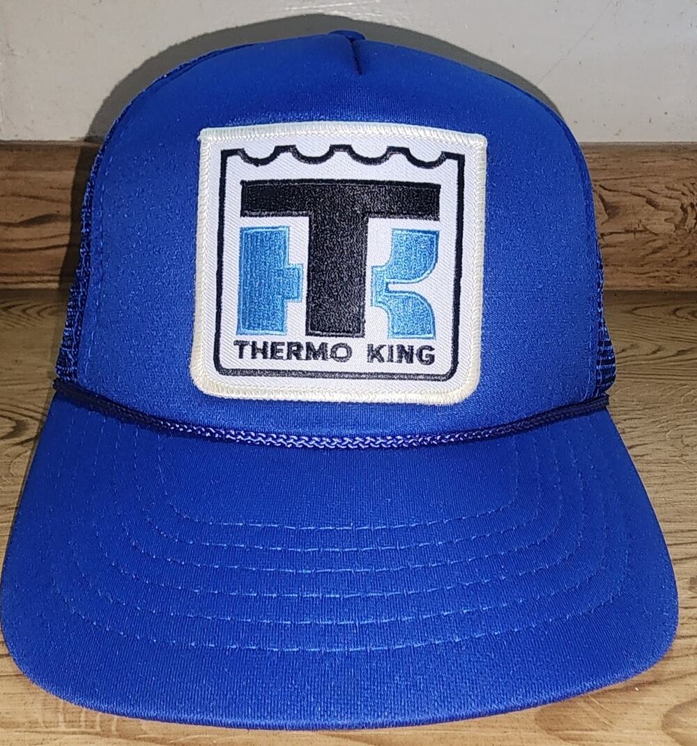 Thermo King Trucker Hat Snapback Men's Blue One Size Adjustable Mesh Cap